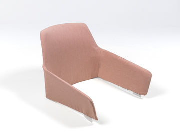 Rózsaszín, kosz- és vízálló kültéri hátpárna – prémium olasz kerti bútor